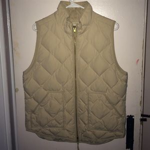 J.Crew excursion vest cream color