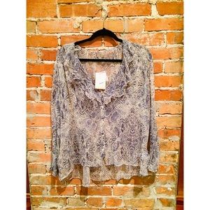 Urban outfitters paisley blouse