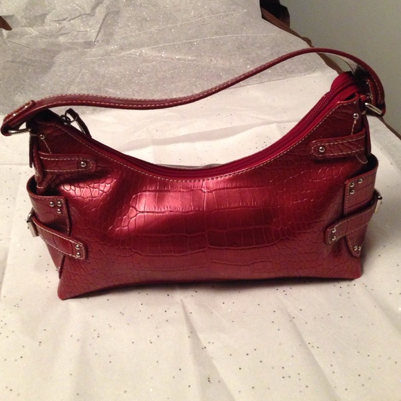 a.n.a Faux Crocodile Purse