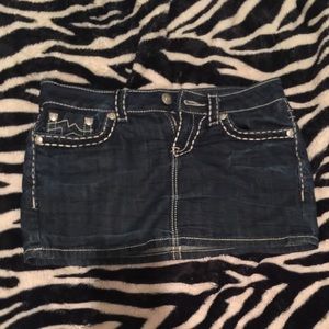 Jean miss me skirt