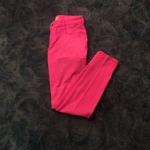 Hot Pink Hollister Skinny Jeans