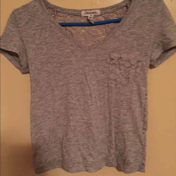 Aeropostale shirt with lace back