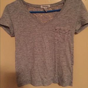 Aeropostale shirt with lace back