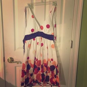 Size 7 polka dot halter dress