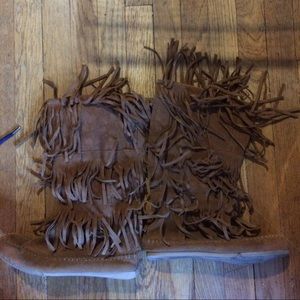 Fringe boots SOLD ON MERC