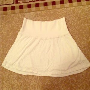 White Eyelit Skirt