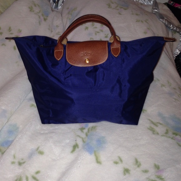 Longchamp Le Pliage Large Tote - Navy Blue