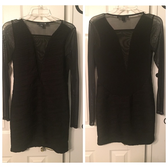 Forever 21 Sheer Club Dress