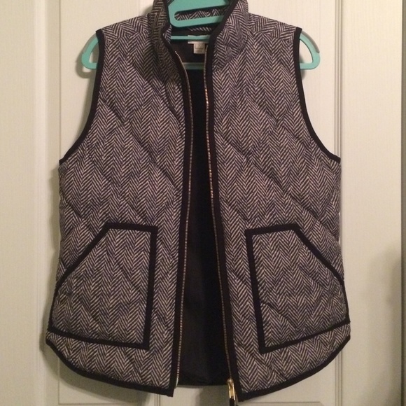 J Crew Herringbone Vest Size Small - Factory - Picture 3 of 4