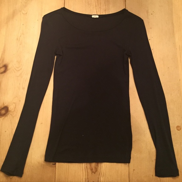 Black long sleeve top from j crew