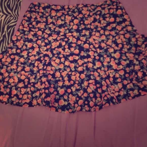 Floral skater skirt
