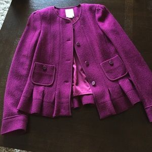 Anthropologie Blazer Magenta size 6