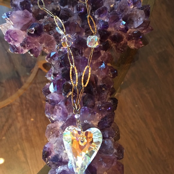 Swarovski crystal heart
