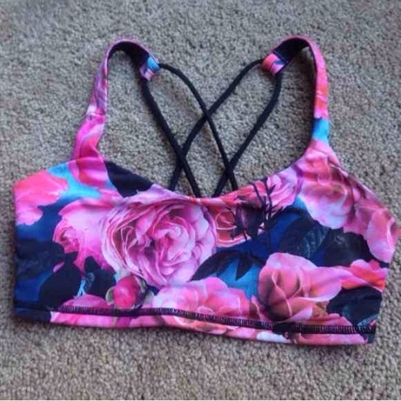 Lululemon Floral Free to Be Bra