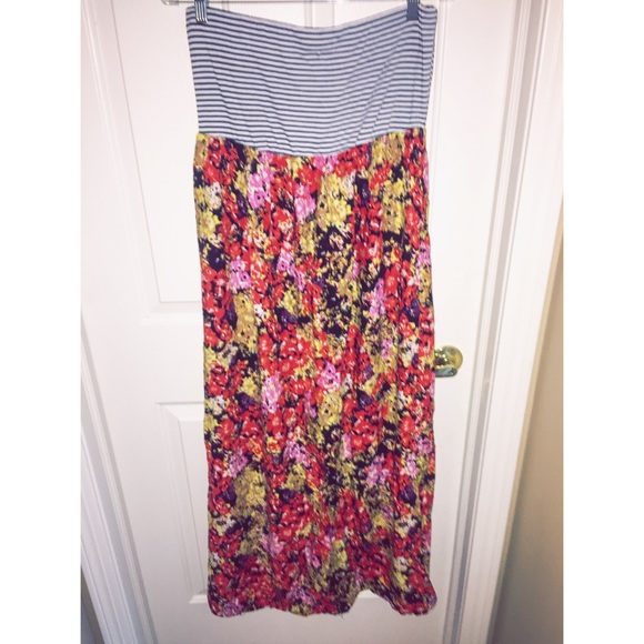 Maxi dress flower print