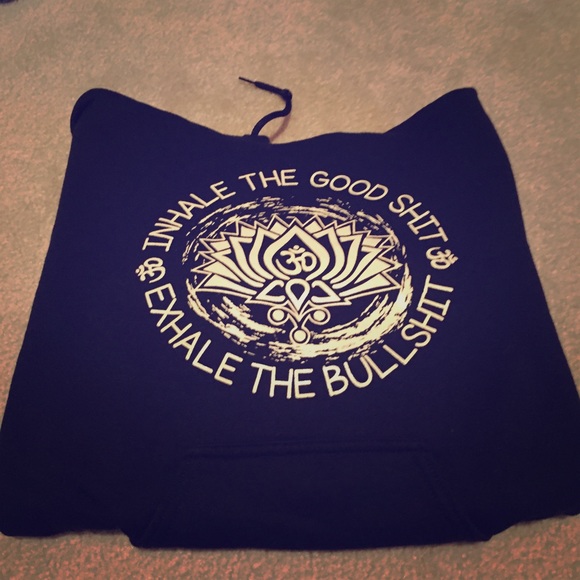 Black Hoodie Sweatshirt. Take a deep breath.