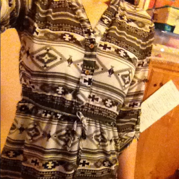 Shirt-dress style, very cute. Worn twice