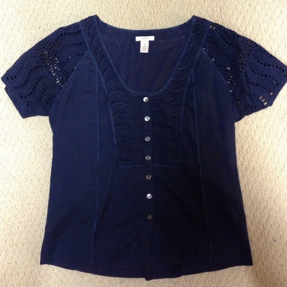 J. Crew eyelet top - Picture 3 of 3