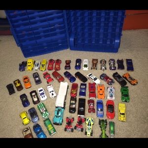 Used Hot Wheels (All Authentic) and little people