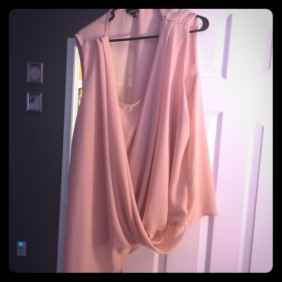 Torrid light pink blouse