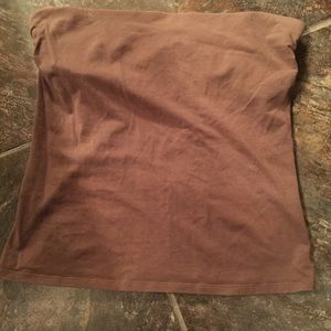 Express Sexy Basic Tube Top Brown Size L