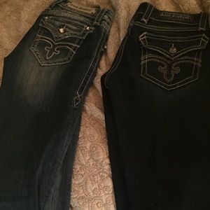 2 pair of Rock revival Jeans
