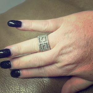 Diamond and White Gold Ring