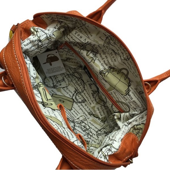 ☀️SOLD☀️Barr+Barr New York Genuine Leather Handbag - Picture 3 of 4