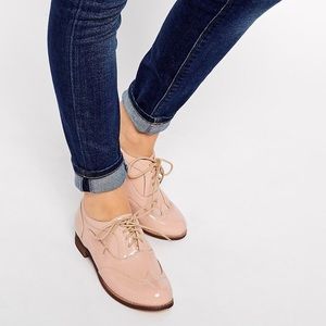 Nude patent brogues *NEW*