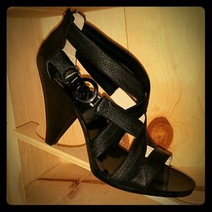 Michael Kors Black Sandal Heels