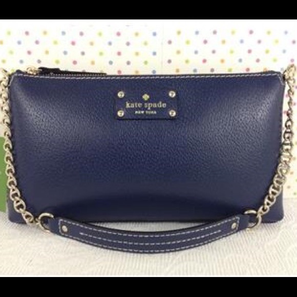 Kate Spade navy blue shoulder bag