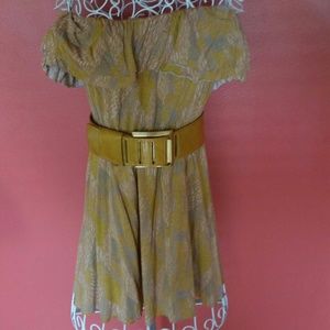 Urban Outfitters Strapless Tribal Print Dress