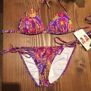 New with tags voda push up bikini small XS