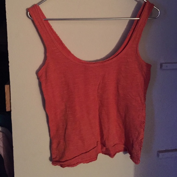 🎉 reduced for the party🎉 Free People orange tank - Picture 2 of 2