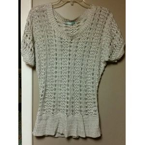 Gray Knit Top