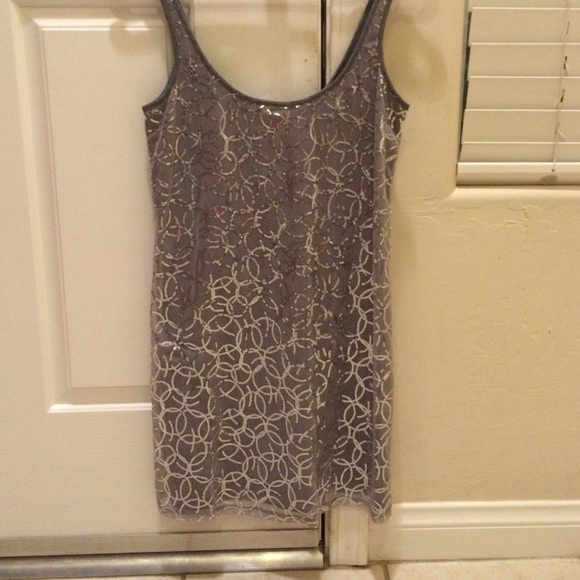 Sexy EXPRESS silver dress