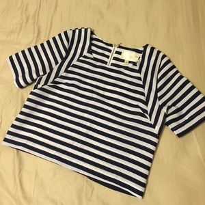 Striped cropped top