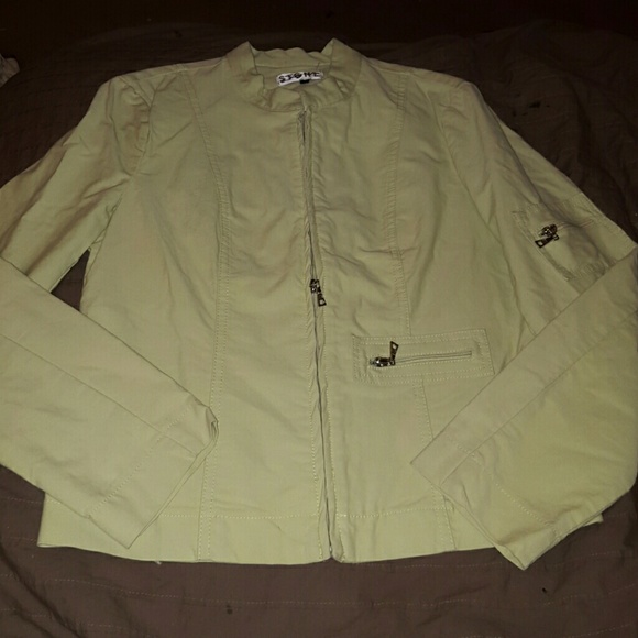 Signe lime denim jacket