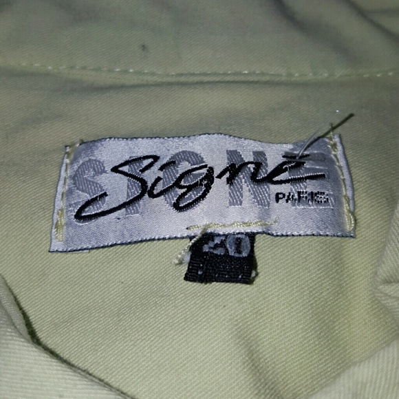 Signe lime denim jacket - Picture 3 of 3