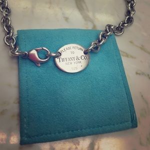 Authentic Tiffany & Co "please return to" choker