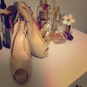 Nude Peeptoe Heels