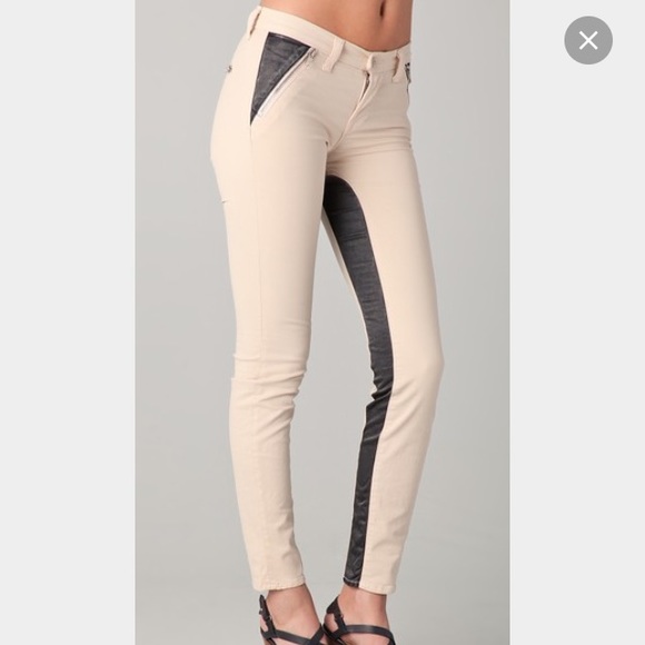 J Brand Pants - J Brand Tan and Black Stretch Pants/ Jeans
