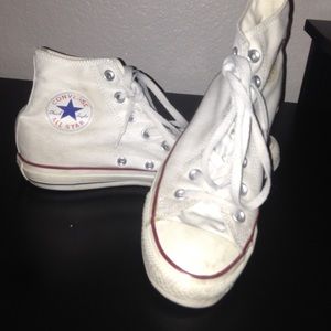 White high top converse