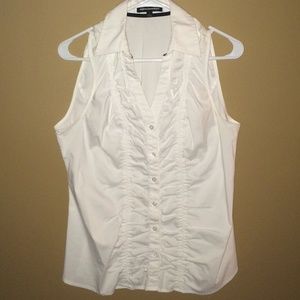 Ruffled Front Blouse