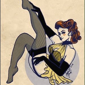 Silk Spectre Pinup Art Print