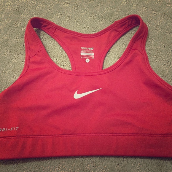 Nike Women's Red Sports Bra