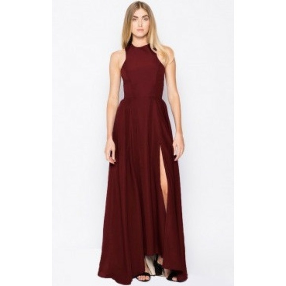 Naven Siren Gown in Wine