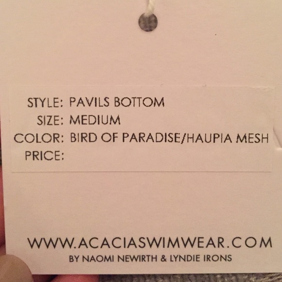 Acacia swimwear pavils bottom NWT - Picture 2 of 2