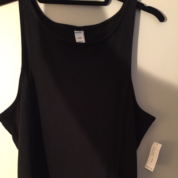 Old Navy Fit & Flare Ponte Dress - Black NWT - Picture 2 of 3