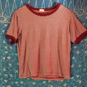 Brandy Melville striped cropped top